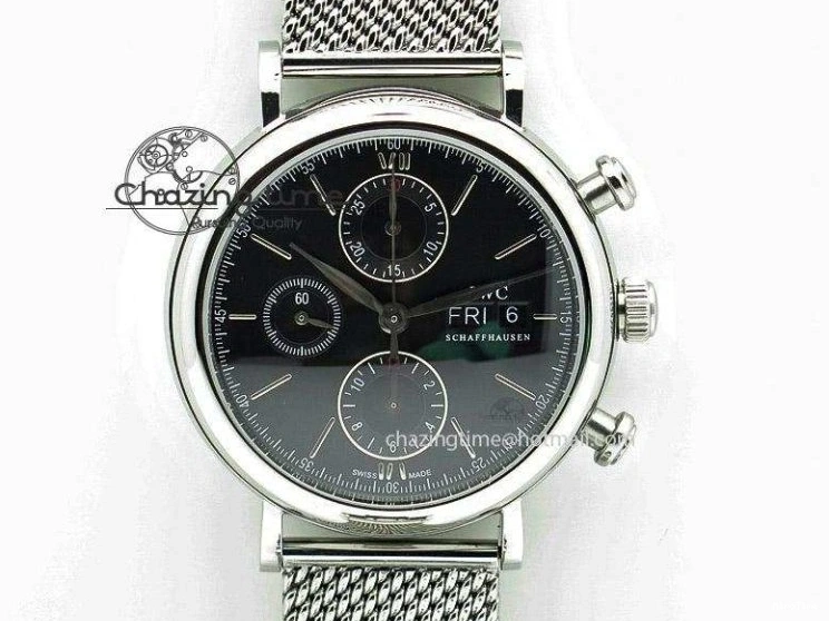 MIROTIME 0504 Big Pilot IW329701 M+F 1:1 Best Edition Black Dial on Brown Leather Strap MY RelaxedFit 7005